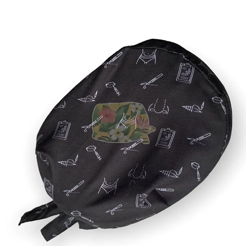 Black Plastic Scrub Cap