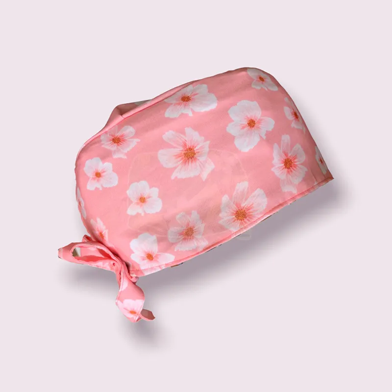 Sakura Scrub Cap